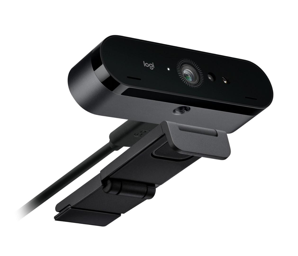 Logitech Brio 4K webcam - 13 MP, USB, sort
