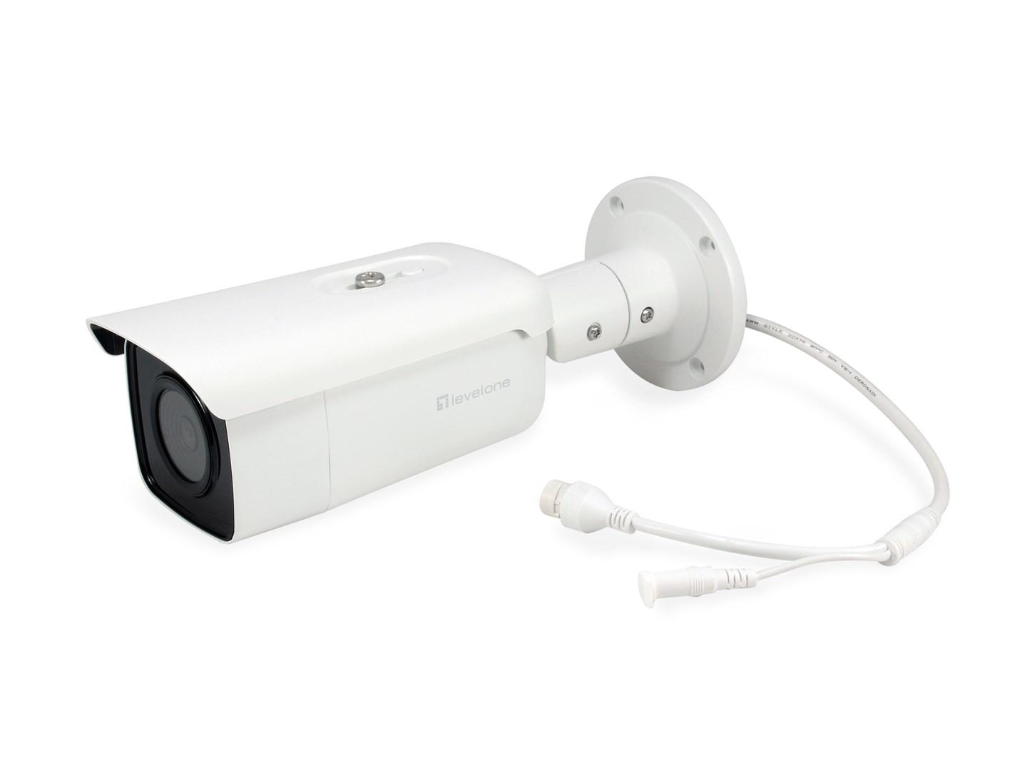 LevelOne Gemini FCS-5092 fast IP-kamera 6 MP PoE - indendørs/udendørs, IR 60 m, H.265
