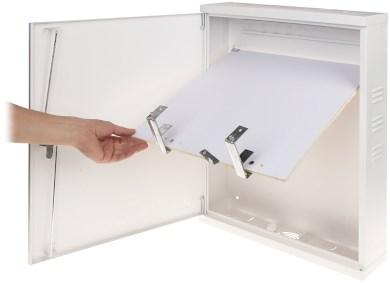 Kabinetskab AWO-DVR-1 til alarm/DVR - 55,2 × 42,6 × 11,4 cm