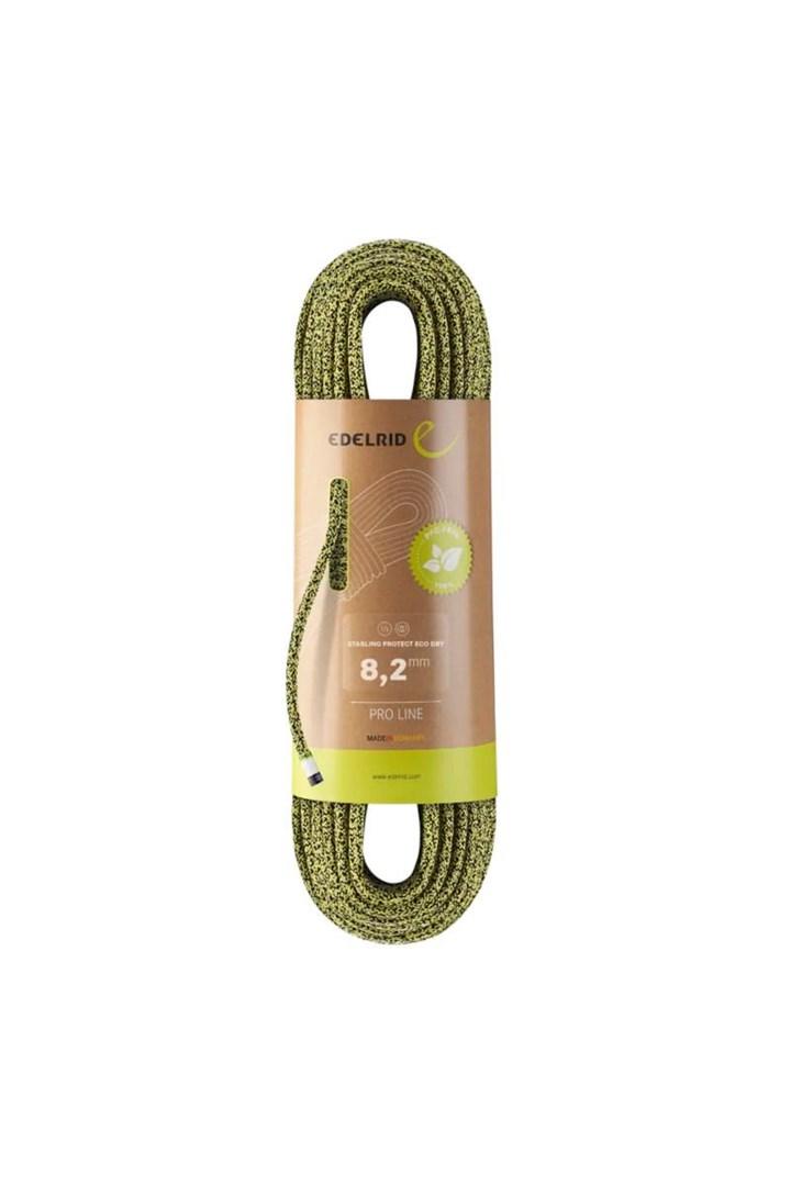 EDELRID Starling Protect Eco Dry klatretov 8,2 mm 70 m - Yellow Night billede