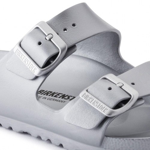Birkenstock Arizona Essentials sandaler unisex - Metallic Silver, EU 37