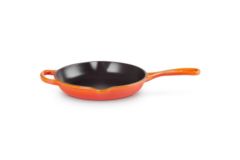 Le Creuset allround-pande i støbejern, rund 20 cm - rød billede