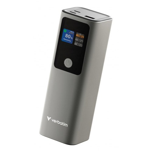 Verbatim Charge 'n' Go powerbank 27.000 mAh 183 W - grå