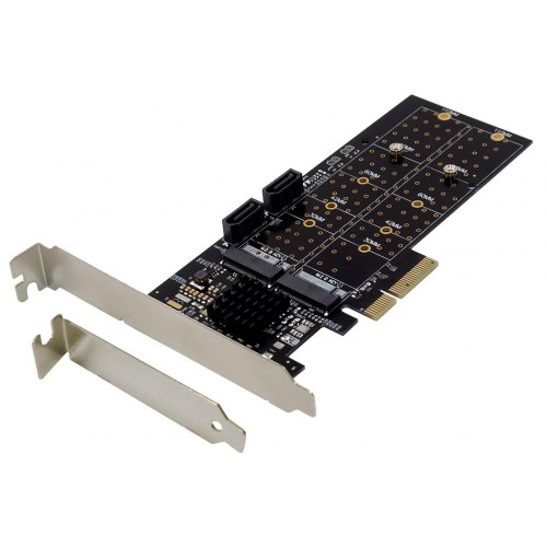 Dawicontrol DC-644E RAID controller - PCIe x4 2.0, 6 Gbit/s, 4 porte