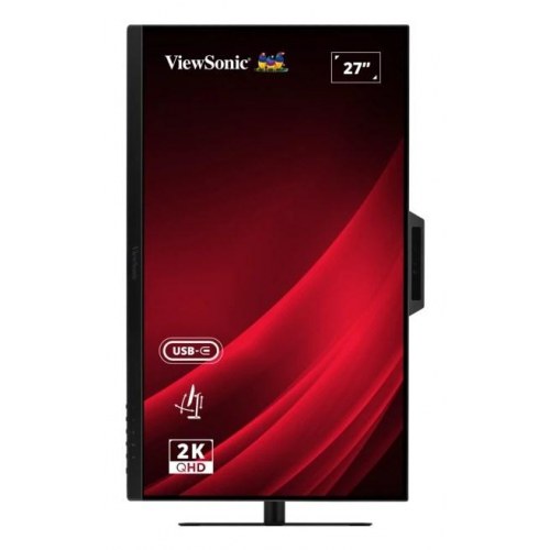 ViewSonic VG2741V-2K 27" QHD IPS skærm med kamera og USB-C - Sort