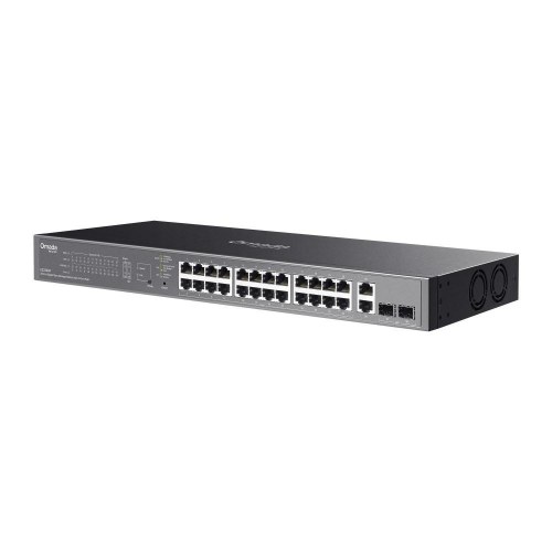 TP-Link Omada ES228GP L2 Managed Gigabit PoE+ switch - 24 porte, 250 W - Sort