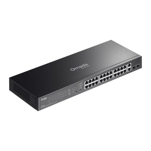 TP-Link Omada ES228GP L2 Managed Gigabit PoE+ switch - 24 porte, 250 W - Sort