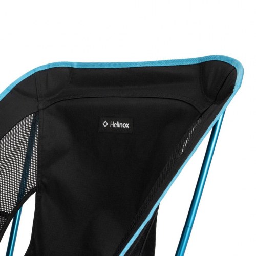 Helinox Chair One (RE) - campingstol, 4 ben - sort/blå