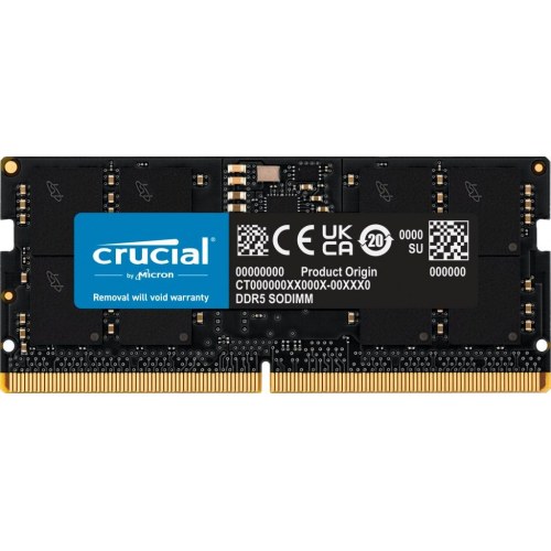 Crucial CT24G56C46S5 - 24 GB DDR5 5600 MHz SO‑DIMM (1×24 GB, ECC)