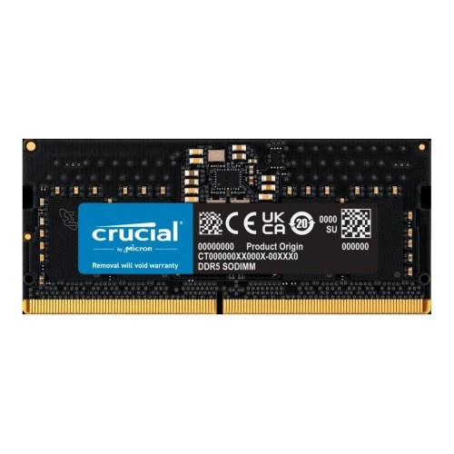 Crucial CT24G56C46S5 - 24 GB DDR5 5600 MHz SO‑DIMM (1×24 GB, ECC)