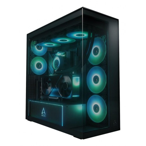 ARCTIC Xtender VG - sort E-ATX midi-tower med vertikal GPU-montering