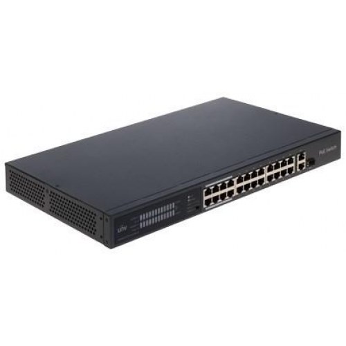 Uniview PoE switch - 24 porte med SFP