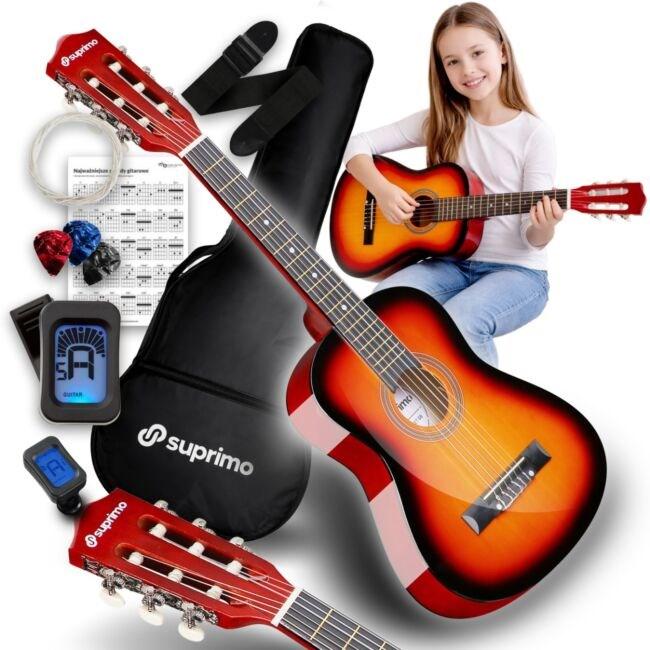 Klassisk guitar sÃ¦t 1/4 - sunburst (JRC SET SB) billede