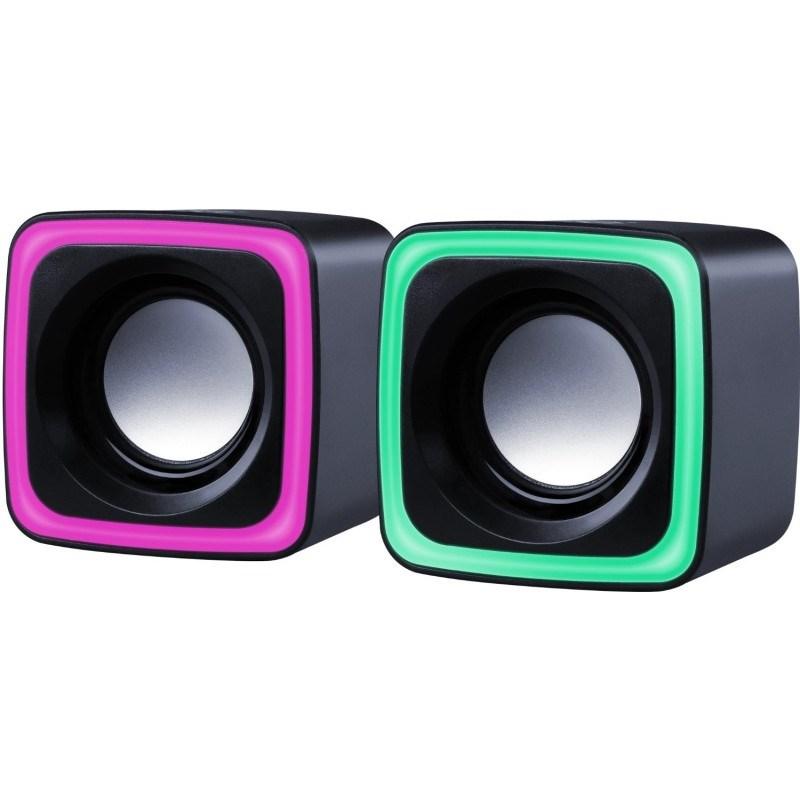 Defender Solar 7 - 2.0 USB-højtalere med LED, 6 W billede