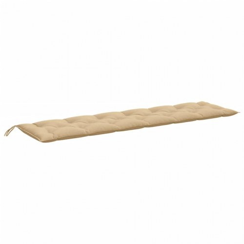 Hynde til havebænk 200×50×7 cm - meleret beige stof