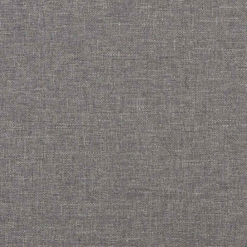 3-personers sofa med chaiselong/fodskammel - 228 cm stof, lysegrå