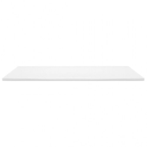 Topmadras i skum 137×190×5 cm - hvid