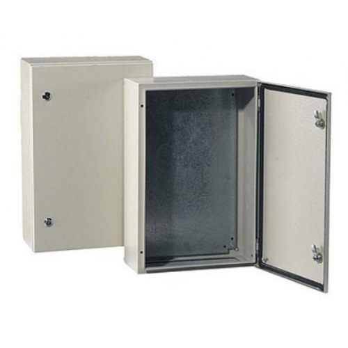 Metalskab ST8-1430 - 140×80×30 cm, IP66, grå - kapslingsboks til solcelleinstallation