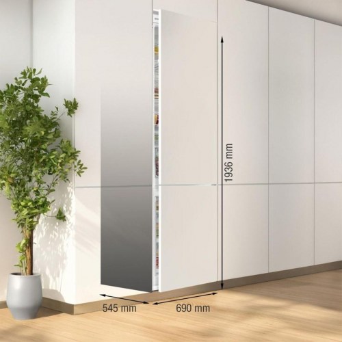 Gorenje NRKI619D61WFE integreret køl/fryseskab - 193,6 cm, NoFrost Dual
