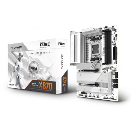 Sapphire PURE X870A WIFI 7 - AMD Socket AM5 ATX bundkort