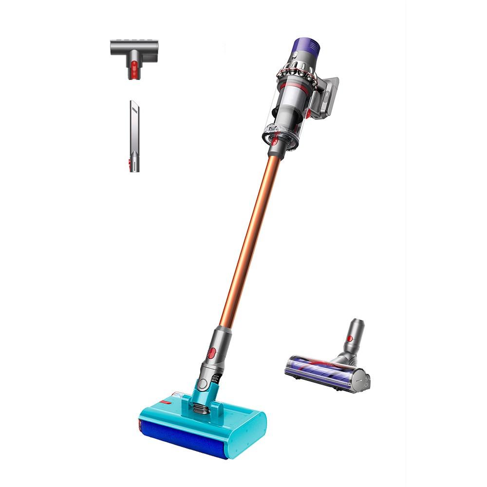 Dyson V10 Submarine - 2‑i‑1 skaftstøvsuger, tør/våd, poseløs 0,76 l - kobber/grå