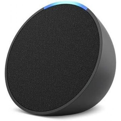 Amazon Echo Pop - kompakt Bluetooth-højtaler med Alexa (sort)
