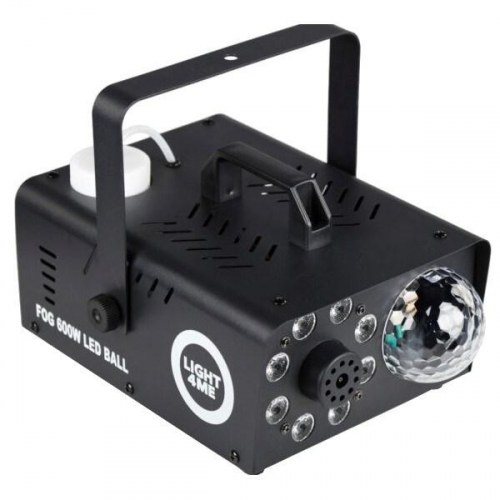 Light4Me FOG 600W LED Ball - røgmaskine med LED-lyseffekt og diskokugle