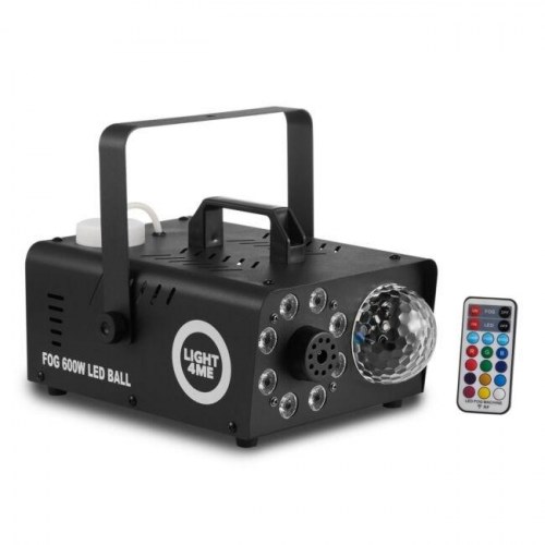 Light4Me FOG 600W LED Ball - røgmaskine med LED-lyseffekt og diskokugle