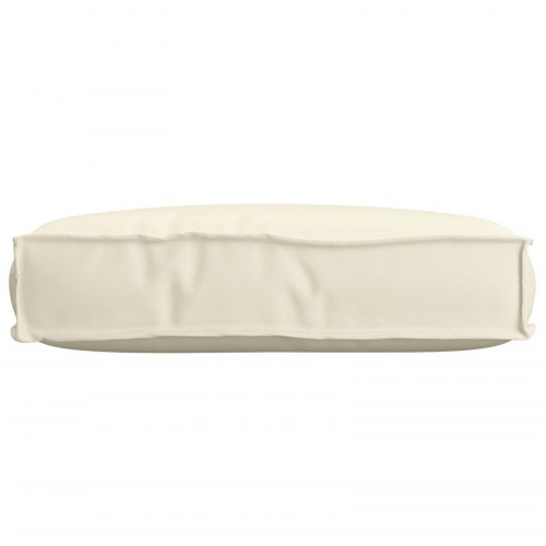 Pallepude Creme Polyester 60 x 40 x 8 cm Letvægts Pallepude