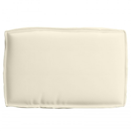 Pallepude Creme Polyester 60 x 40 x 8 cm Letvægts Pallepude
