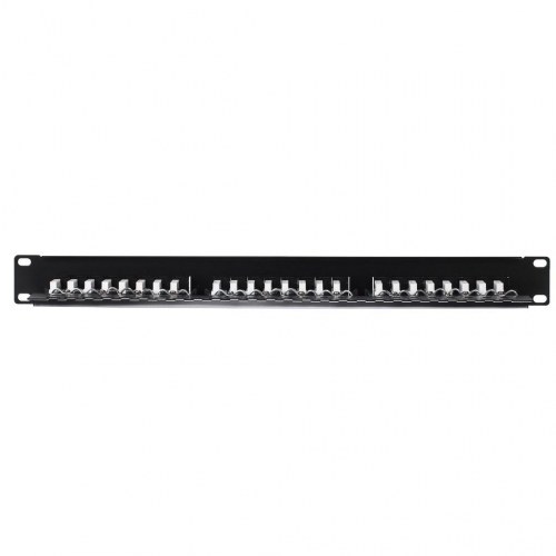 netrack patchpanel 19" - 24 porte Cat 6 UTP med kabelhylde