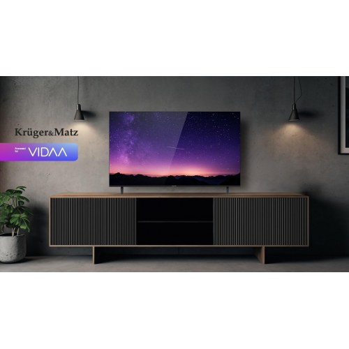 Krüger & Matz KM0255UHD-V3 55" UHD Smart TV - sort