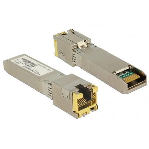 DELOCK 86460 SFP+ transceivermodul - kobber 10.000 Mbit/s, RJ‑45