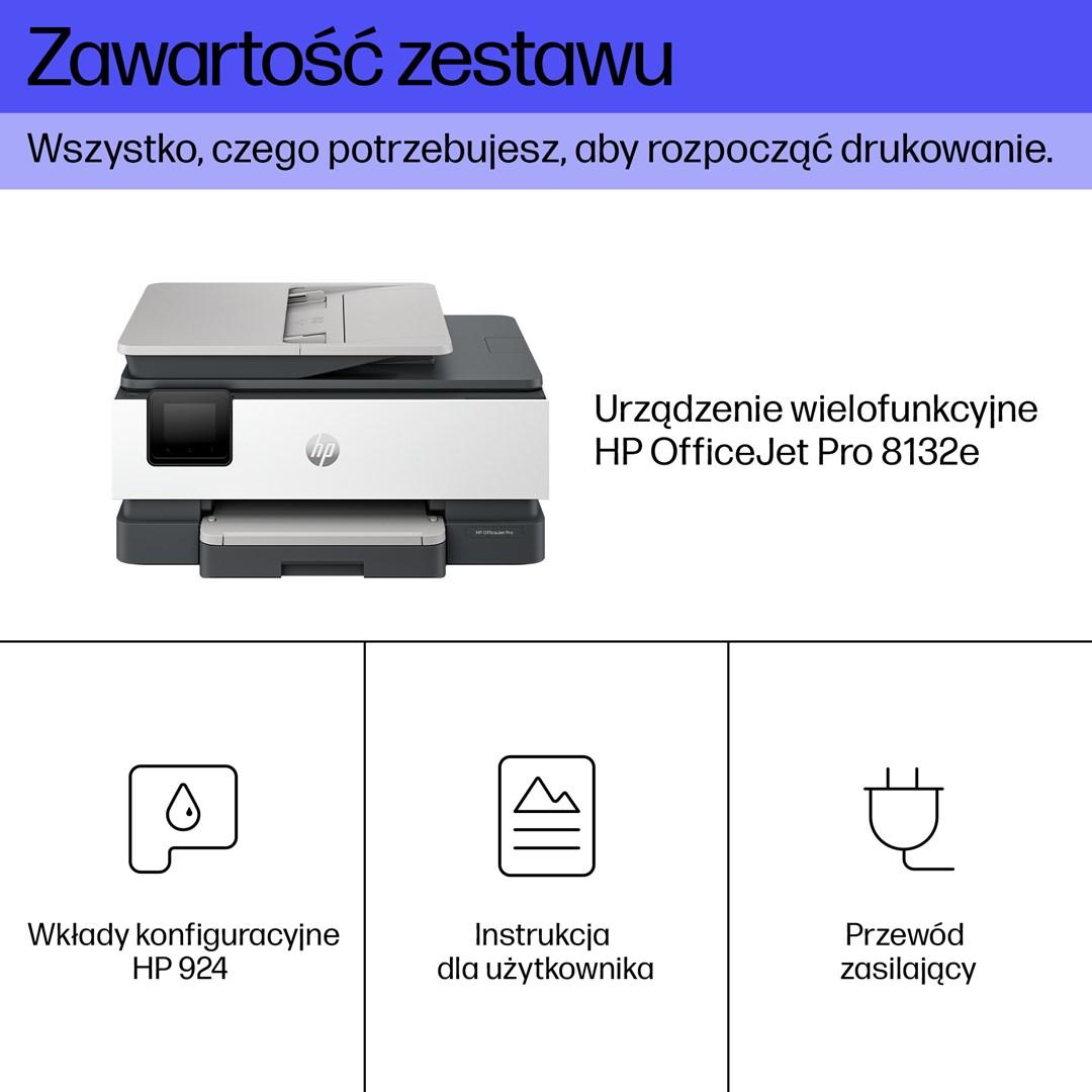 HP OfficeJet Pro 8132e trådløs All‑in‑One farveprinter - dobbeltsidet print, Instant Ink