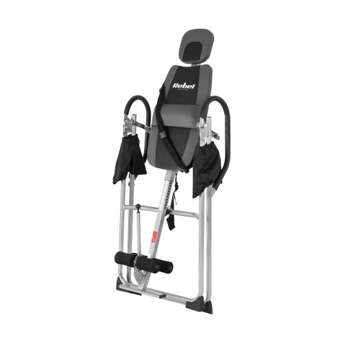 Rebel Active RBA-2009 inversionsbænk - foldbar rygstrækker, sort