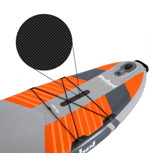 Rebel Active SUP Board Pro - oppusteligt paddleboard 335 × 84 × 15 cm - Orange