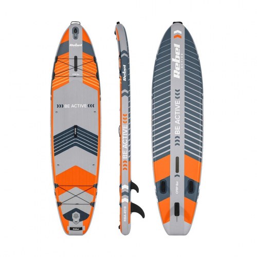 Rebel Active SUP Board Pro - oppusteligt paddleboard 335 × 84 × 15 cm - Orange