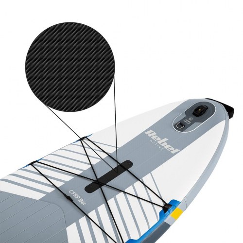 Rebel Active SUP Board Pro - oppusteligt paddleboard 335 × 84 × 15 cm - Hvid