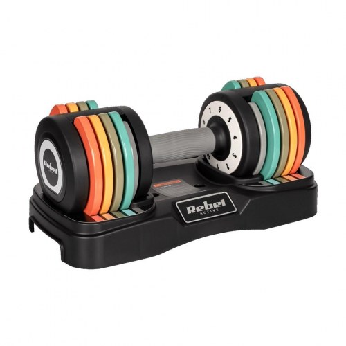 Rebel Active justerbare håndvægte 2×10 kg - støbejern