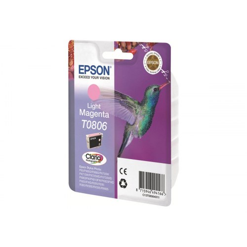 Epson T0806 lys magenta blækpatron - 7,4 ml