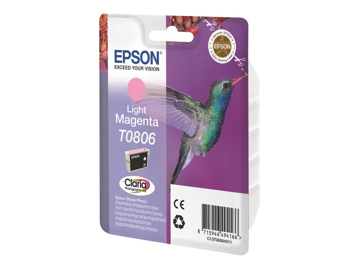 Epson T0806 lys magenta blækpatron - 7,4 ml