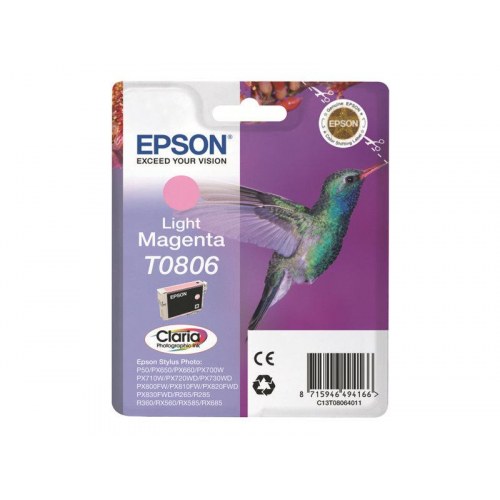 Epson T0806 lys magenta blækpatron - 7,4 ml