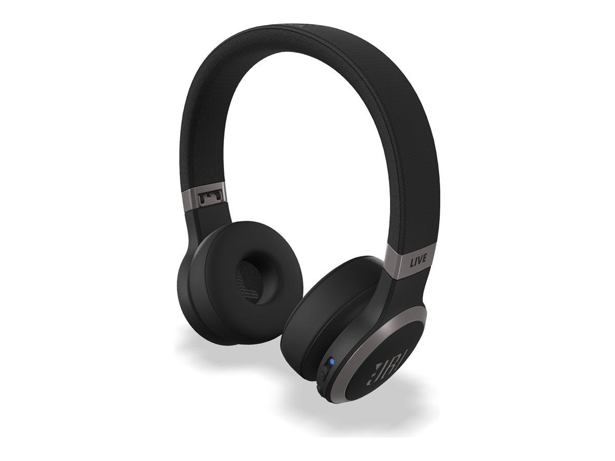 JBL Live 670NC trådløse/ kablede hovedtelefoner - sort billede