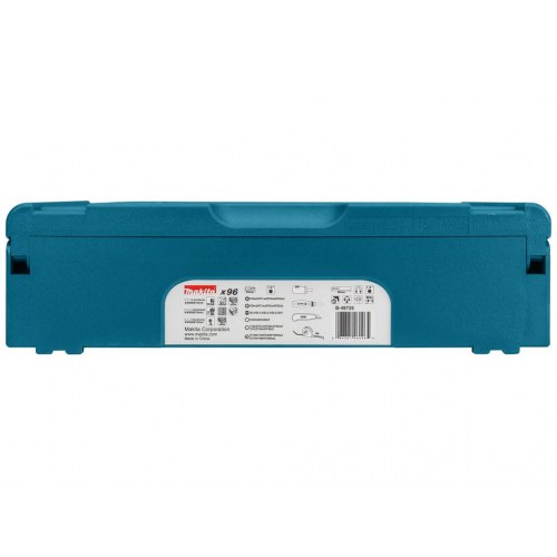 Makita B-49725 bor- og skru esæt - 96 dele i MAKPAC-boks