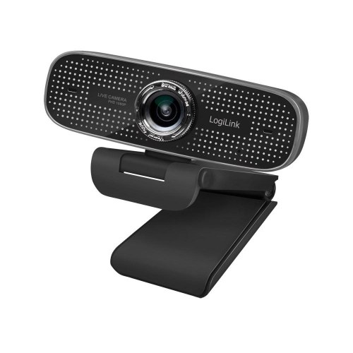 LogiLink UA0378 Conference HD USB-webcam - 100° synsvinkel, dual mikrofon, manuel fokus