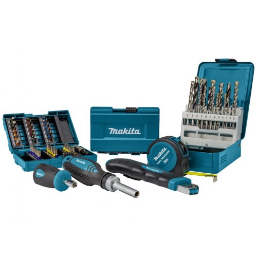 Makita B-49725 bor- og skru esæt - 96 dele i MAKPAC-boks