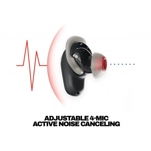 Skullcandy Method 360 ANC - ægte trådløse in-ear høretelefoner med mikrofon - sort