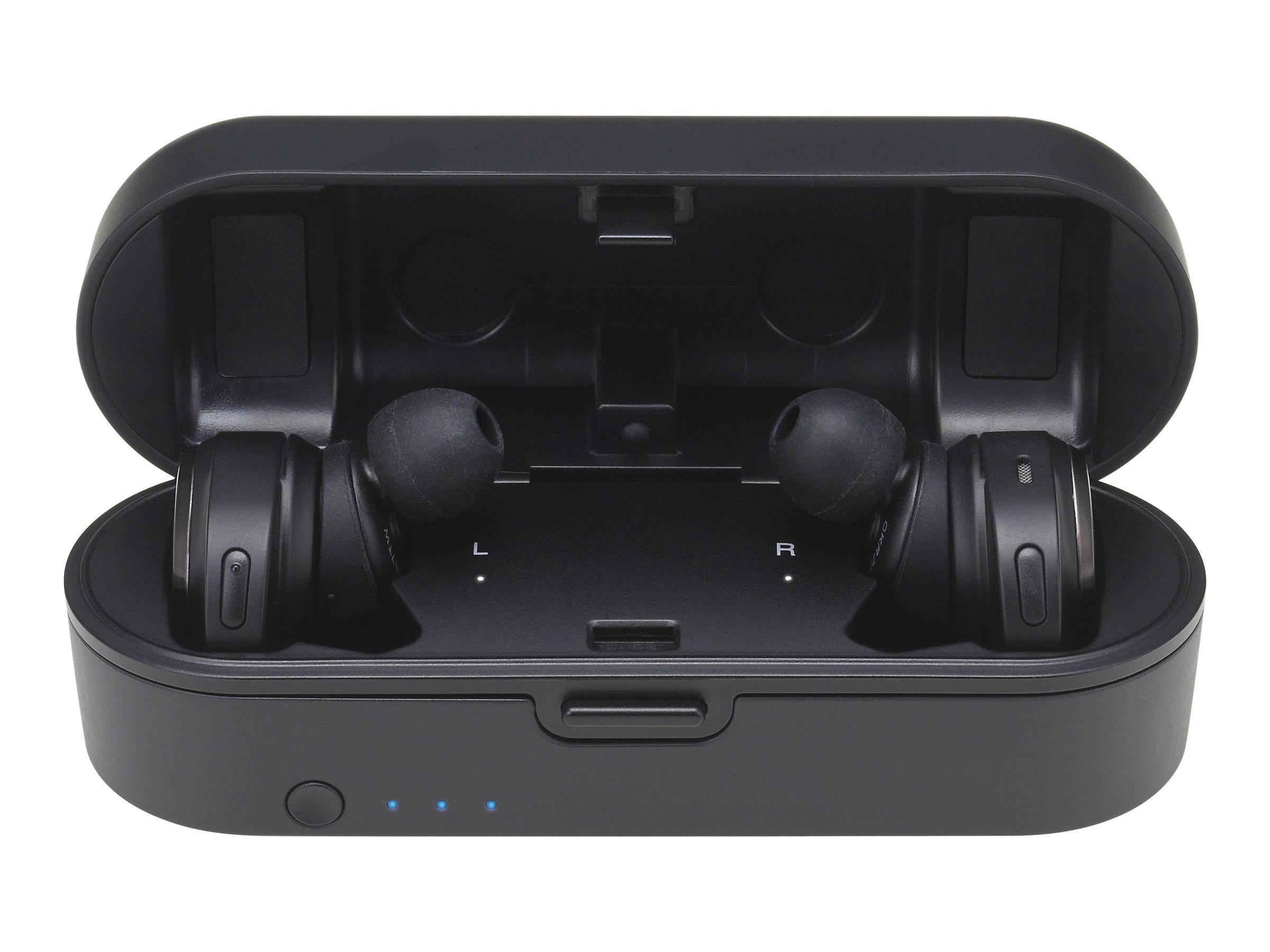 Audio-Technica ATH-CKR7TW ægte trådløse in-ear høretelefoner - sort