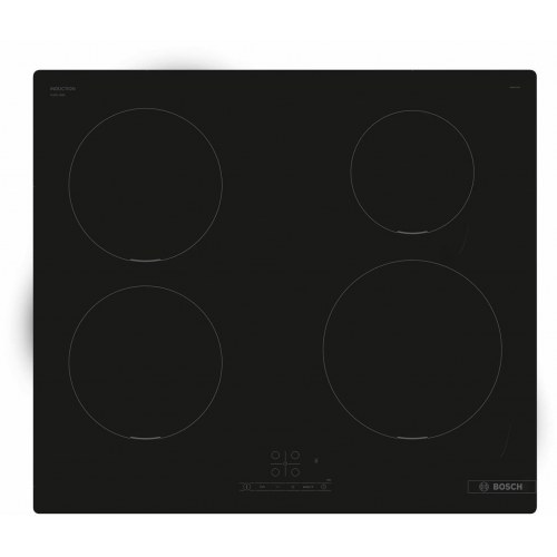 Bosch Serie 4 PUE611BB5E induktionskogeplade 60 cm - sort, indbygning, 4 zoner