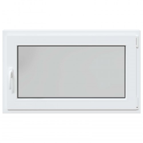 Kældervindue RISOR 100 × 60 cm - PVC og glas, hvid, vippe/drej til højre